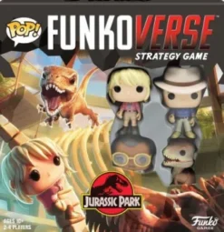 Funkoverse Jurassic Park - Jeu de Stratégie 4 joueurs