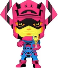 Galactus avec le Surfeur d'argent (Black Light) - 25 cm [avec Chase]