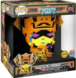 Galactus avec le Surfeur d'argent (Black Light) - 25 cm [avec Chase]