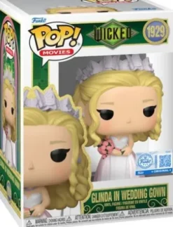 Glinda en robe de mariée