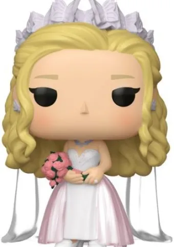 Glinda en robe de mariée