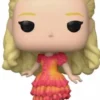 Glinda en robe rouge