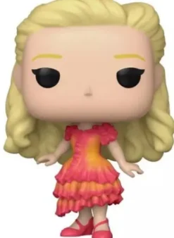 Glinda en robe rouge