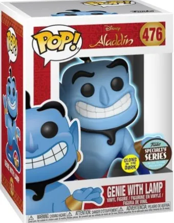 Génie avec lampe - Brille dans le noir