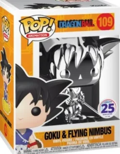 Goku & Nuage Volant - Chromé Argent