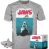 Grand requin blanc avec sang - T-Shirt