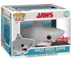 Grand requin blanc avec sang - T-Shirt