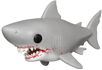 Grand requin blanc avec sang - T-Shirt