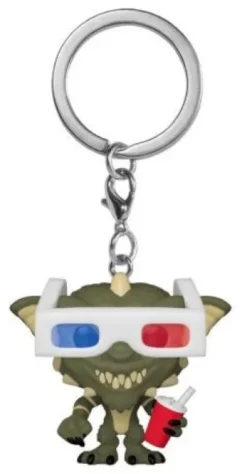 Gremlin avec lunettes 3D - Porte clés