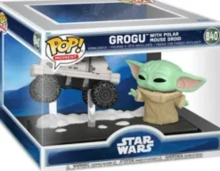 Grogu avec droïde souris polaire