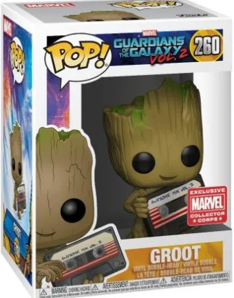 Groot avec une cassette