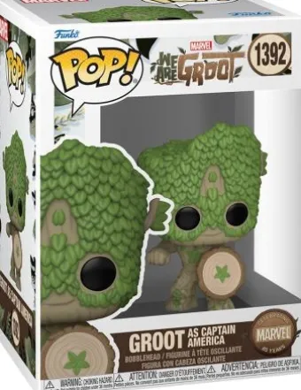 Groot en Captain America