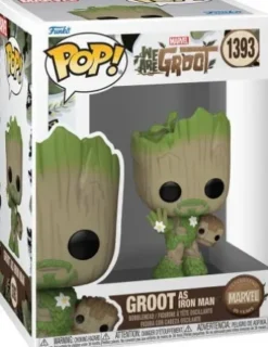 Groot en Iron Man