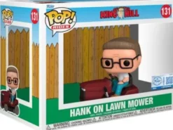 Hank sur la Tondeuse à gazon