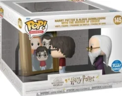 Harry Potter et Albus Dumbledore avec le Miroir du Riséd