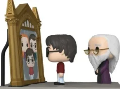 Harry Potter et Albus Dumbledore avec le Miroir du Riséd