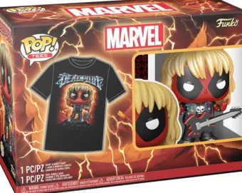 Heavy Metal Deadpool (Métalique) - T-shirt
