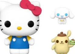 Hello Kitty avec Cinnamoroll & Pompompurin - 25 cm