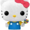 Hello Kitty avec Sucette - Flocked