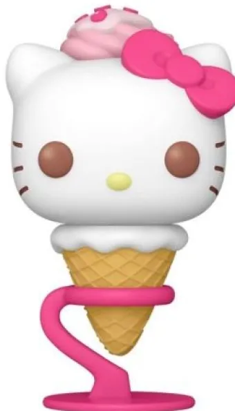 Hello Kitty en cornet de glace
