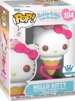 Hello Kitty en cornet de glace