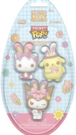 Hello Kitty / Pompompurin / Kuromi (Pâques) - Pack Pocket