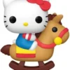 Hello Kitty sur Cheval à Bascule