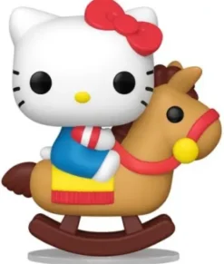 Hello Kitty sur Cheval à Bascule