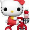 Hello Kitty sur un vélo