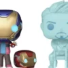 Hologramme Tony Stark et Morgan avec casque - Glow in the Dark