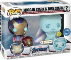 Hologramme Tony Stark et Morgan avec casque - Glow in the Dark