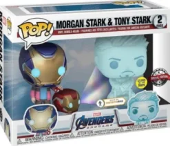 Hologramme Tony Stark et Morgan avec casque - Glow in the Dark