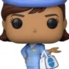 Hôtesse de l'air avec sac blanc - Pan Am