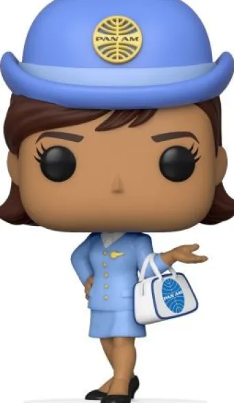 Hôtesse de l'air avec sac blanc - Pan Am