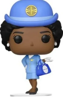 Hôtesse de l'air avec sac bleu - Pan Am