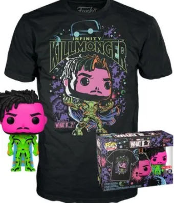 Infinity Killmonger - Black Light - T-Shirt