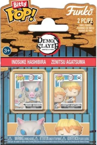 Inosuke Hashibira & Zenitsu Agatsuma - Pack Bitty Pop
