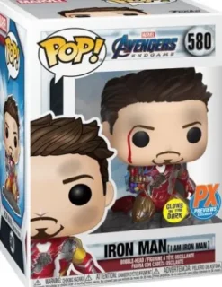 Iron Man (Je suis Iron Man) - Métallique & Brillant dans le noir