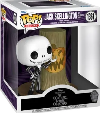 Jack Skellington avec la porte d'Halloween