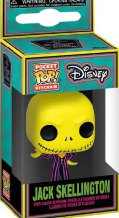 Jack Skellington (Black Light) - Porte clés