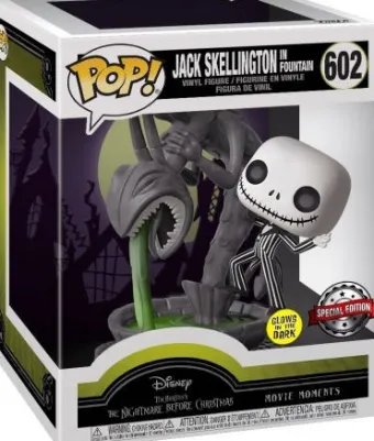 Jack Skellington dans Fontaine - Brillant dans le noir