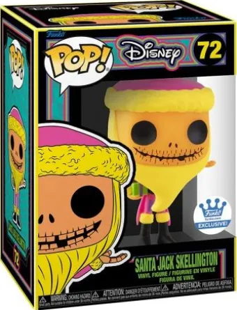 Jack Skellington en Père-Noël - Black Light