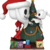 Jack Skellington et Zero avec Arbre de Noël