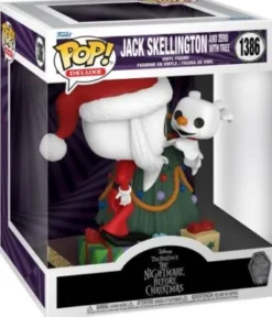 Jack Skellington et Zero avec Arbre de Noël