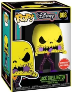 Jack Skellington Scary Face - Black Light