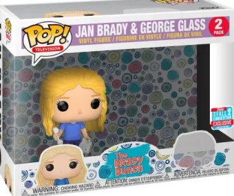 Jan & George Glass - 2 pack