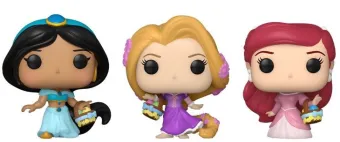 Jasmine / Raiponce / Ariel (Pâques) - Pack Pocket