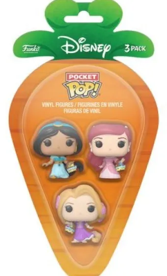 Jasmine / Raiponce / Ariel (Pâques) - Pack Pocket