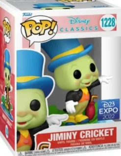 Jiminy Cricket sur une feuille