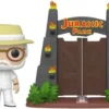 John Hammond avec le portail de Jurassic Park